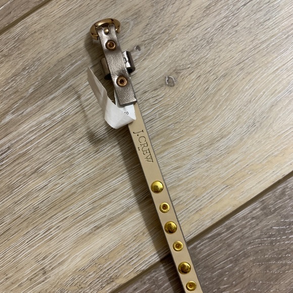 J. Crew Studded Bronze Belt Small - Picture 4 of 6